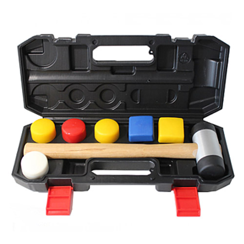 Молоток рихтовочный с набором насадок(L-320 мм, диам. бойка-40мм, квадратный боек-40х40мм) ROCKFORCE preview 1