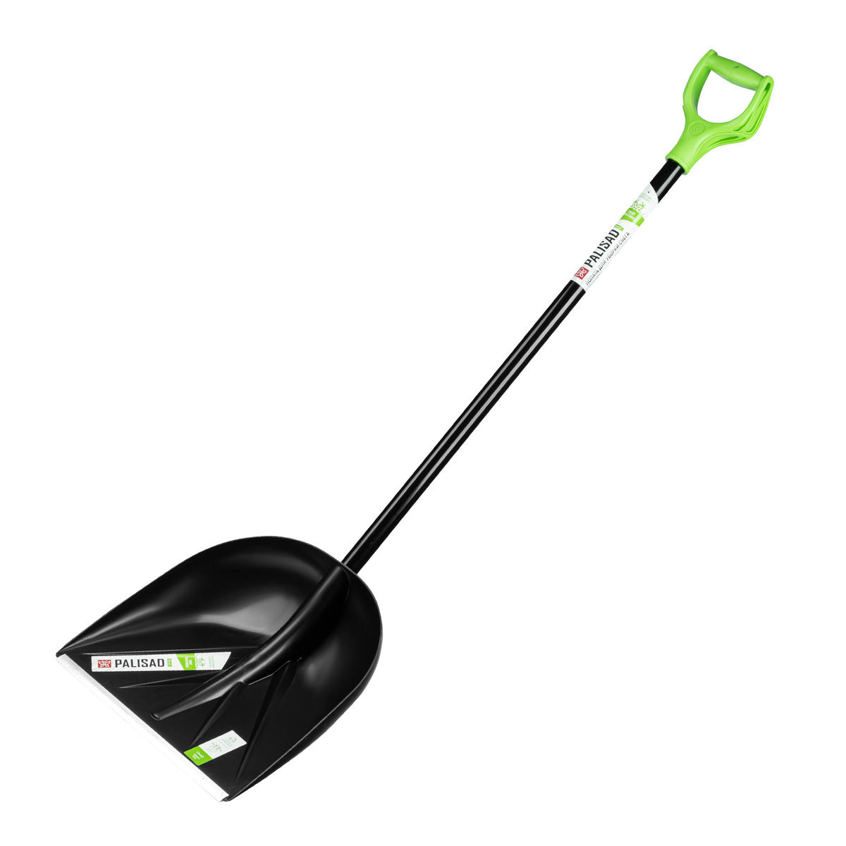 Лопата снеговая пластиковая 400х417х1390мм алюминиевый черенок PALISAD preview 1
