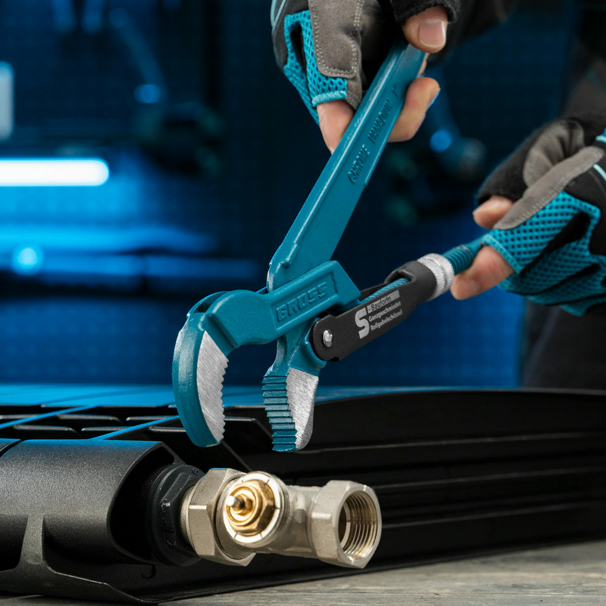 GROSS 15611 Ключ трубный рычажный, №1, 1", цельнокованый, CrV, тип - "S preview 7