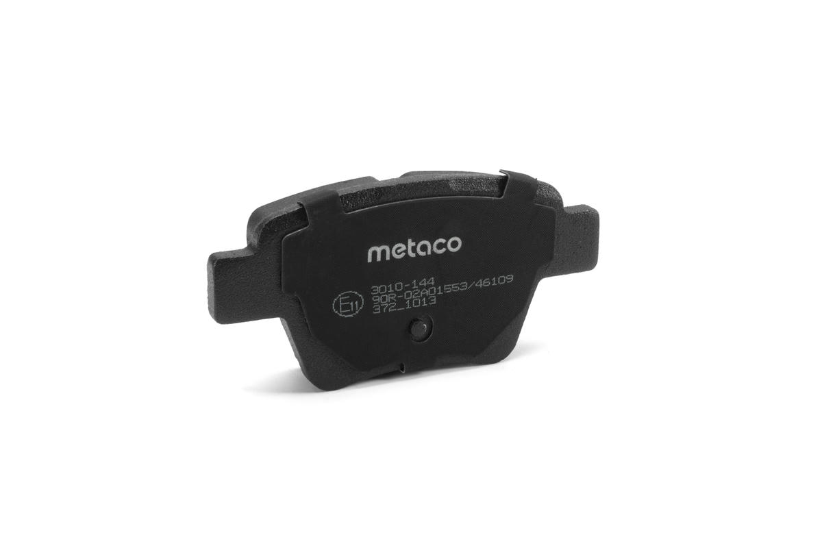 Колодки тормозные задние дисковые к-кт metaco 3010-144 preview 2