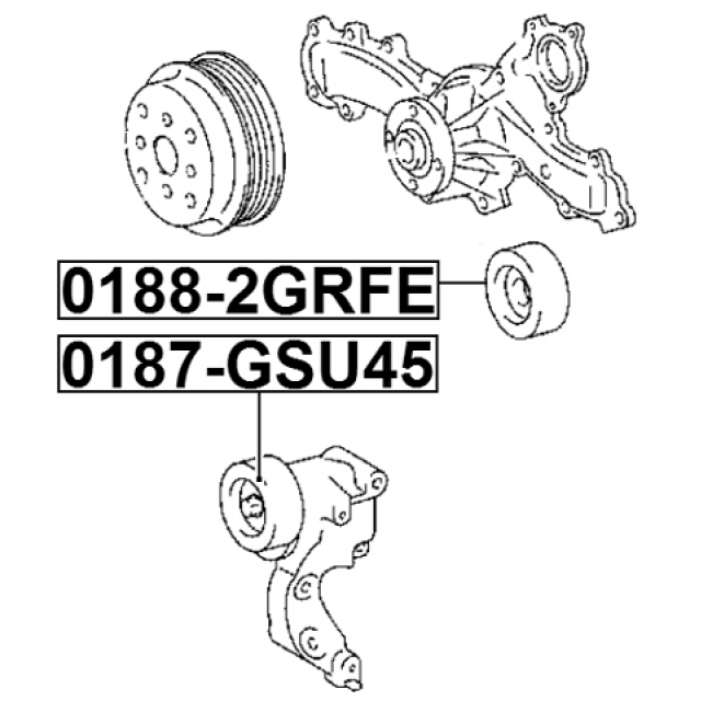Ролик ГРМ FEBEST 0188-2GRFE preview 2