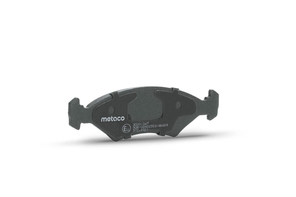 Колодки тормозные передние к-кт metaco 3000-347 preview 3