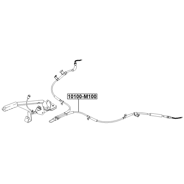 ТРОС РУЧНОГО ТОРМОЗА, шт preview 2