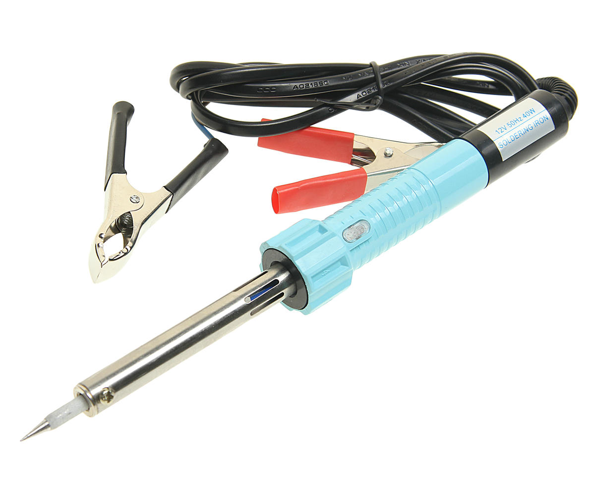 Паяльник 12В/40Вт с зажимами «крокодил» REXANT preview 1