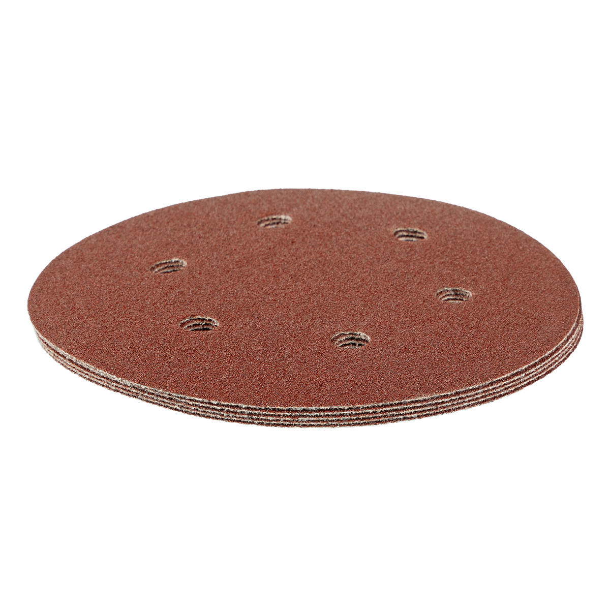 Круг абразивный на ворсовой подложке под "липучку", перфорированный, P 80, 150 мм, 5 шт MATRIX 73838 preview 1