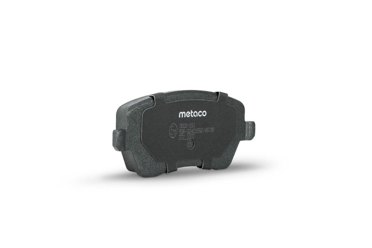 Колодки тормозные передние к-кт metaco 3000-151 preview 3