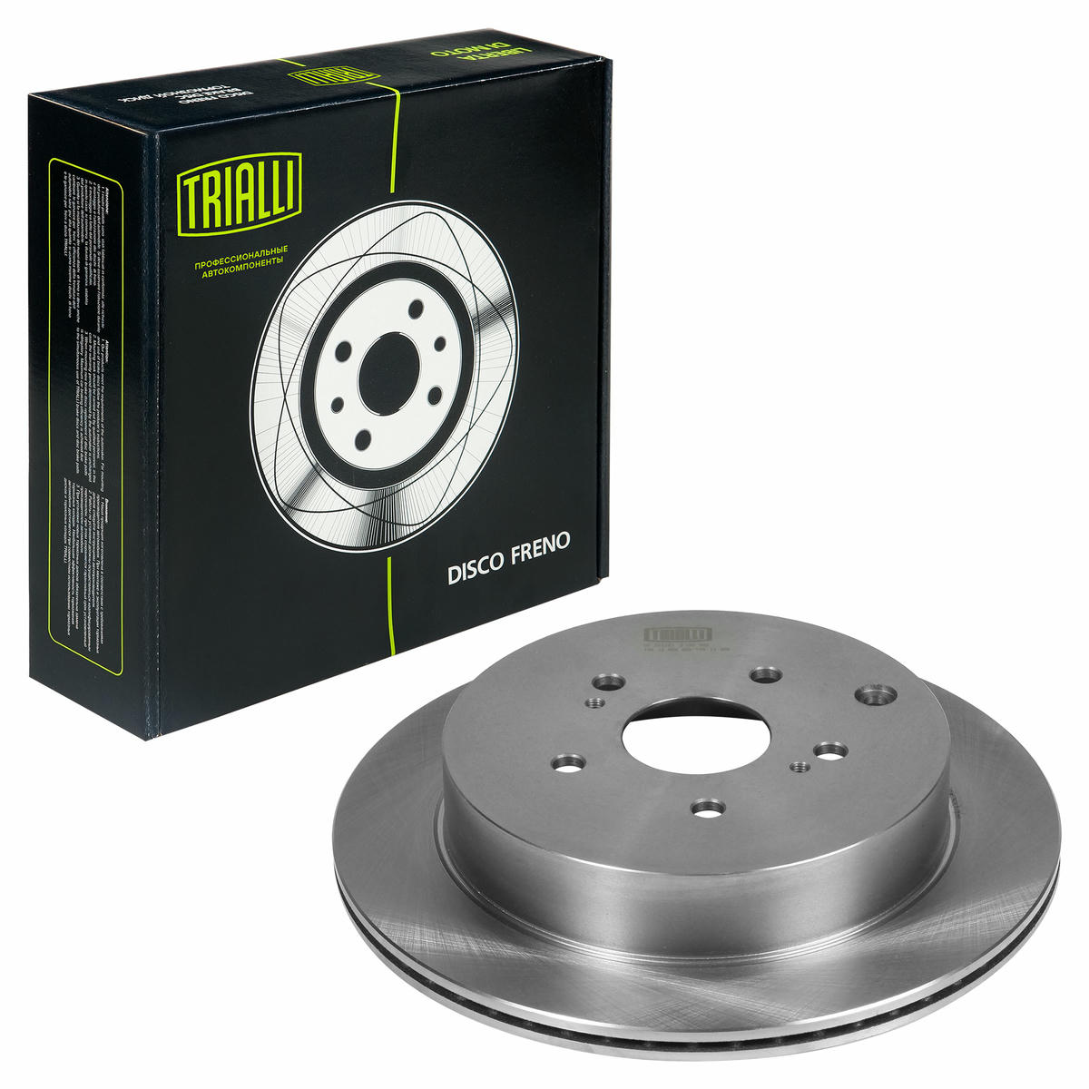 Диск тормозной задний вентилируемый TRIALLI DF 240102 preview 1