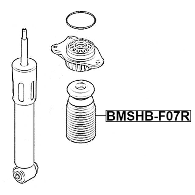 Пыльник с отбойником FEBEST BMSHB-F07R preview 2