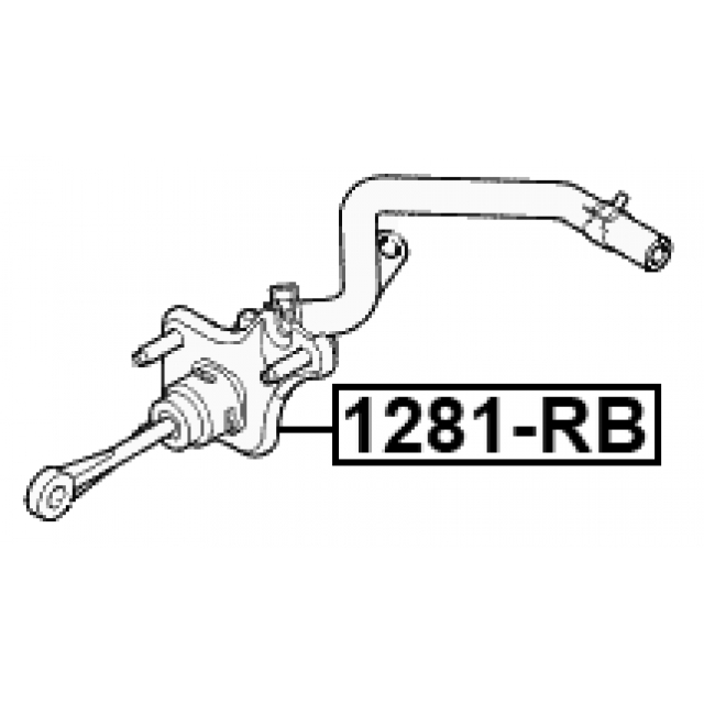 Цилиндр сцепления главный HYUNDAI Solaris 2010->/KIA Rio III 2011-> FEBEST 1281-RB preview 2 Цилиндр сцепления главный HYUNDAI Solaris 2010->/KIA Rio III 2011-> FEBEST 1281-RB preview 2