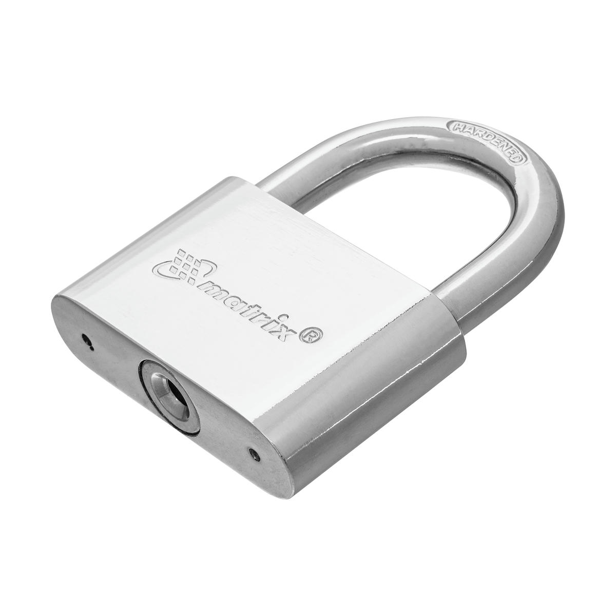 Замок навесной 70мм хромированное покрытие MATRIX preview 2