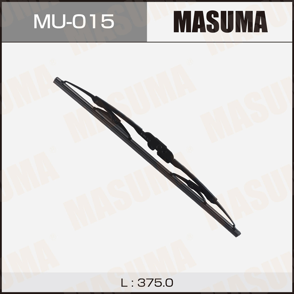 Щетка стеклоочистителя 375 мм каркасная 1 шт MASUMA Flat Wiper Blade MU-015 preview 1