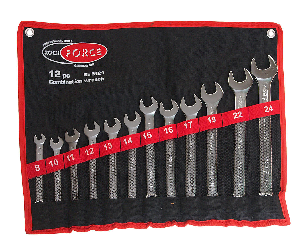 Набор ключей комбинированных 8-24мм 12пр. на полотне ROCK FORCE preview 1