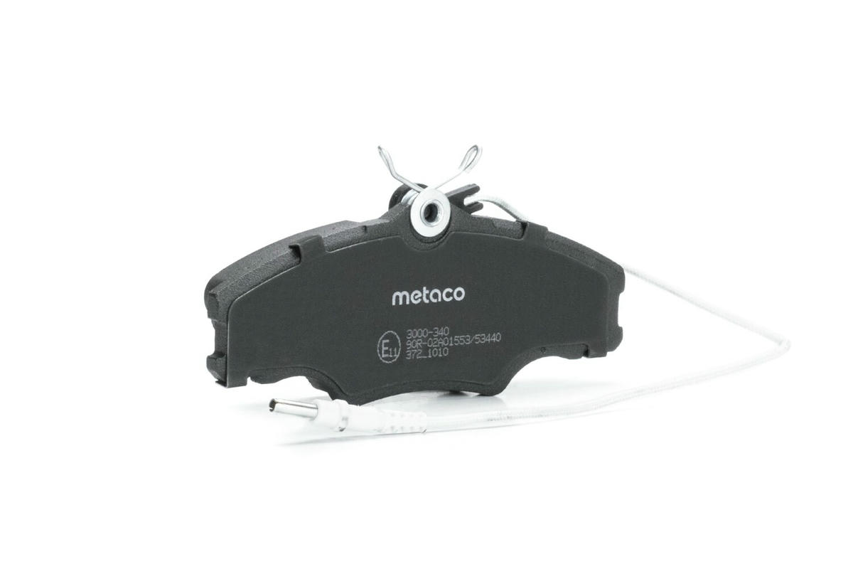 Колодки тормозные передние к-кт metaco 3000-340 preview 2