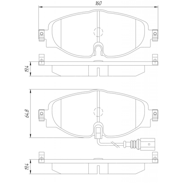 Колодки тормозные передние preview 2