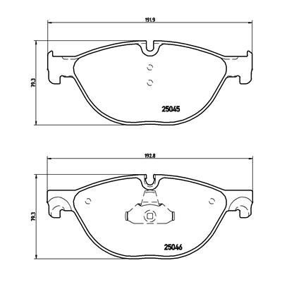 Колодки тормозные передние к-кт TRIALLI PF 4186 preview 2