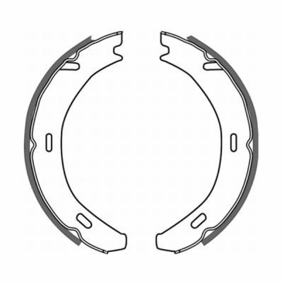 Колодки ручного тормоза к-кт TRIALLI GF 4608 preview 2