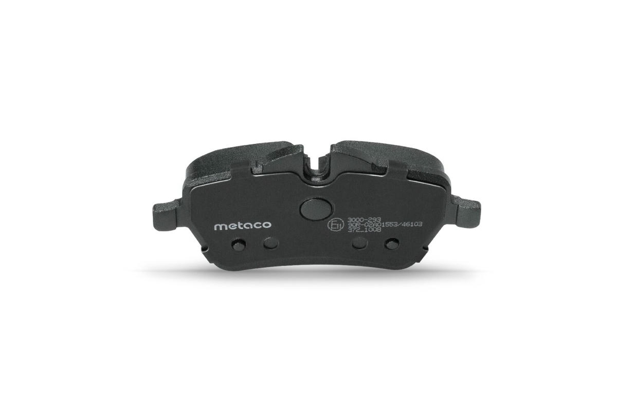 Колодки тормозные передние к-кт metaco 3000-293 preview 4