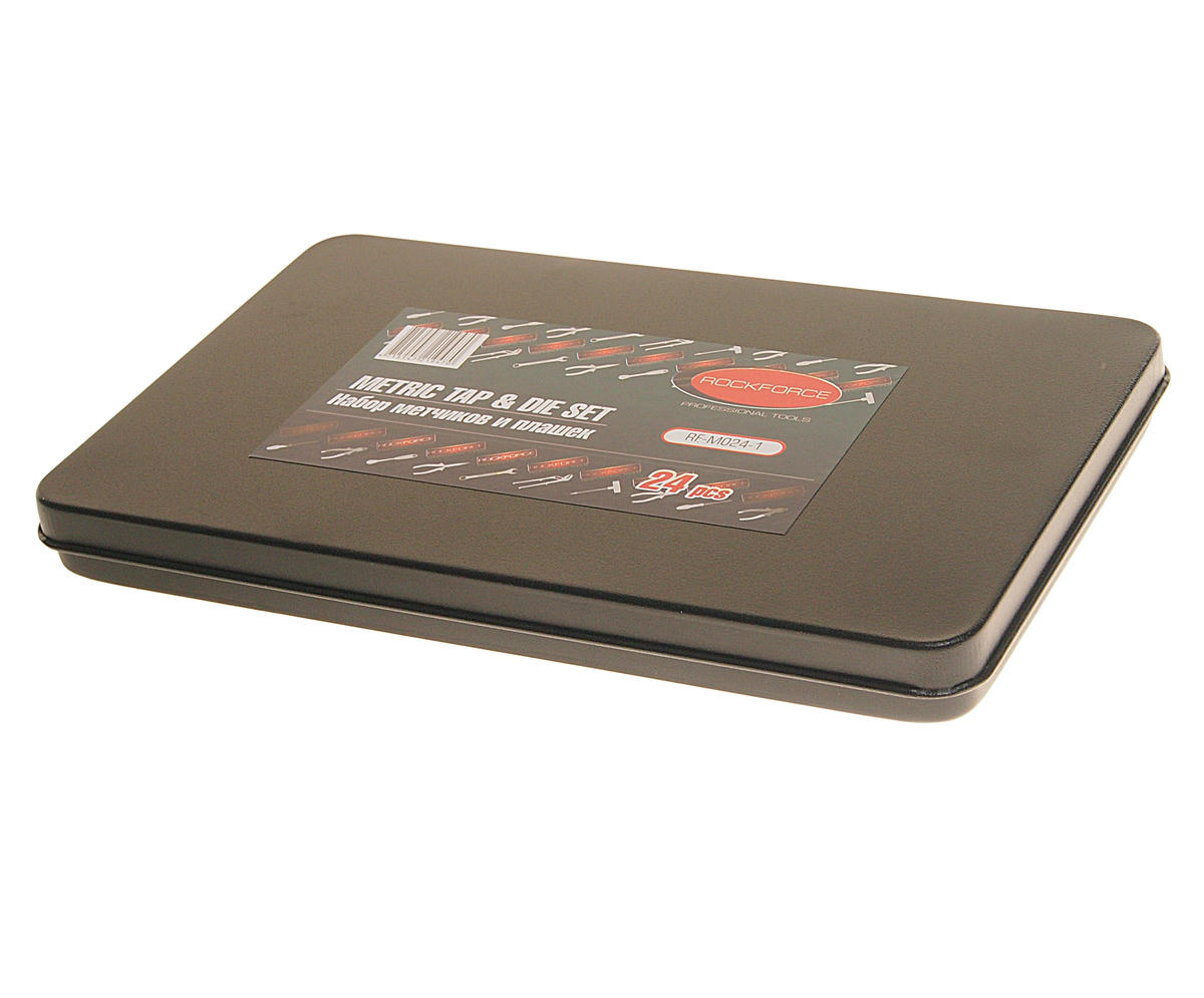 Набор метчиков и плашек метрический 24пр ROCK FORCE preview 3