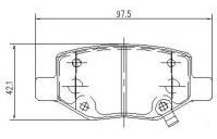 Колодки тормозные задние дисковые к-кт TRIALLI PF 4130 preview 3