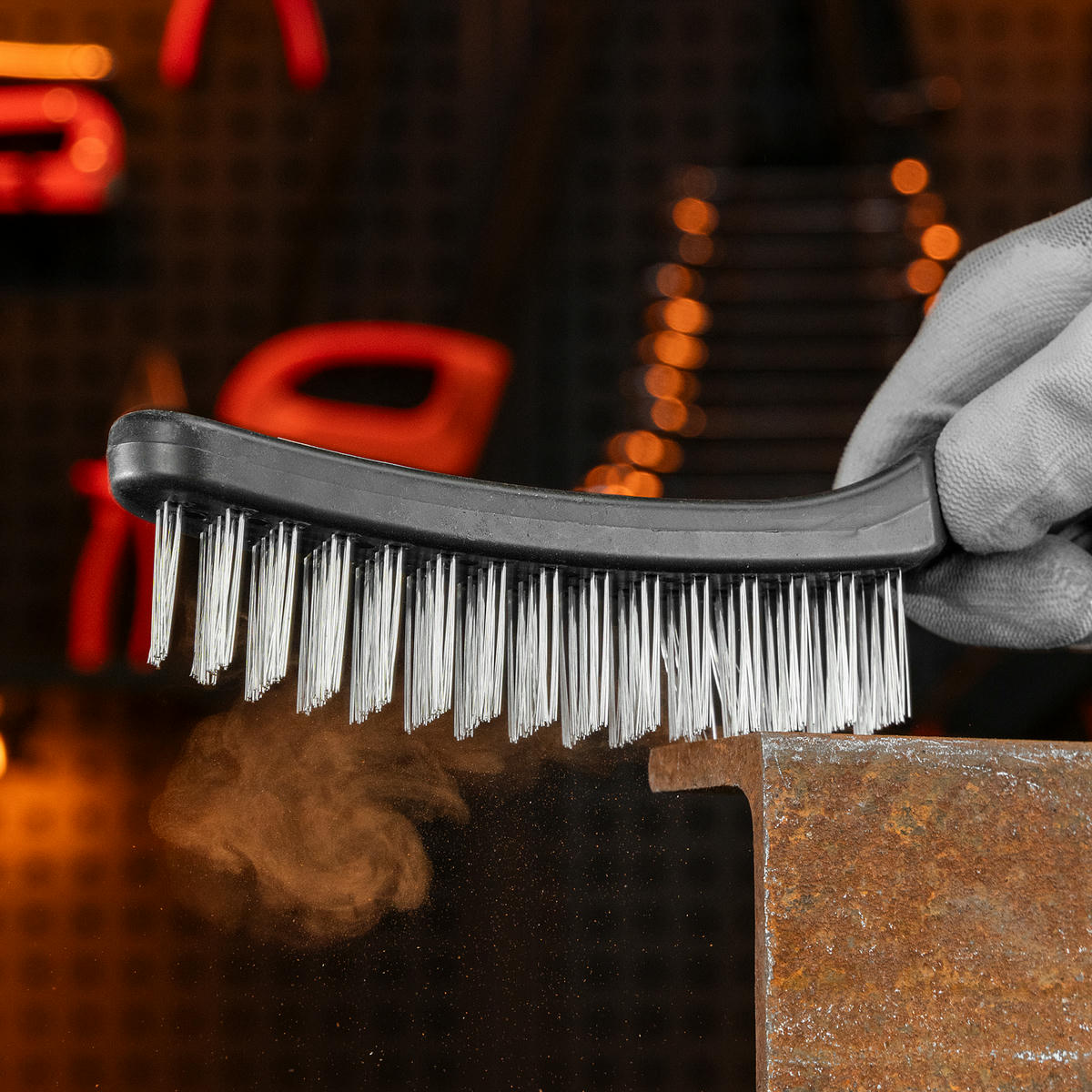 Щетка 4-рядная металлическая с пластмассовой ручкой SPARTA 748665 preview 9