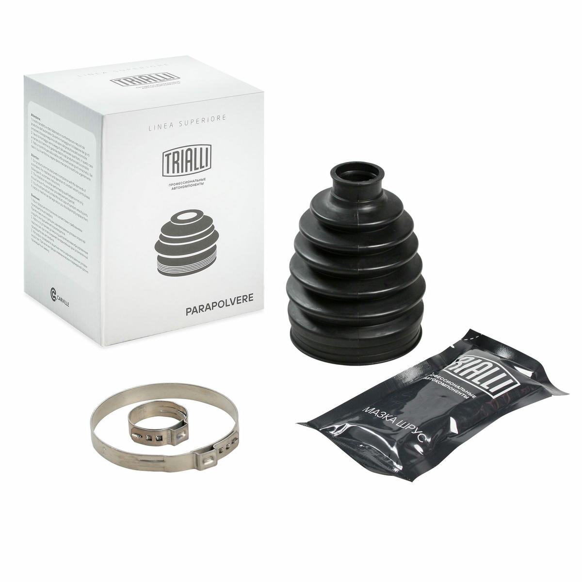 Пыльник ШРУСа для а/м Chevrolet Aveo T300 (11-) (наруж.компл: хомуты/смазка) (TPEE) (FG 0519) preview 1