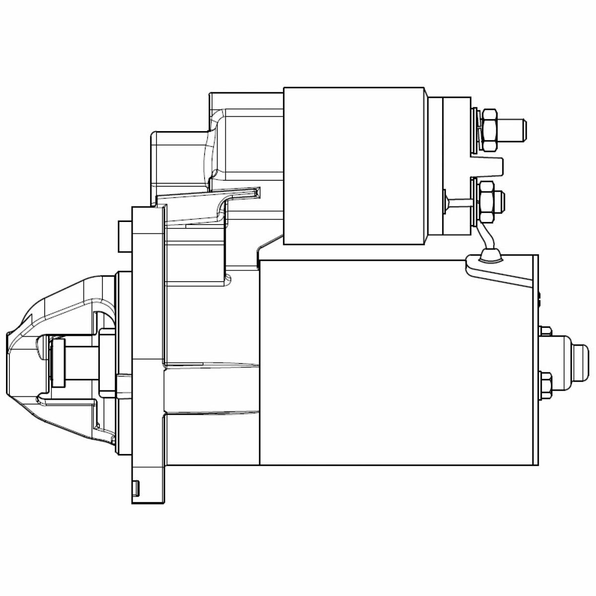 Стартер для а/м Fiat Albea (00-)/Doblo (01-) 1.6i 1,1кВт (LSt 1618) preview 6