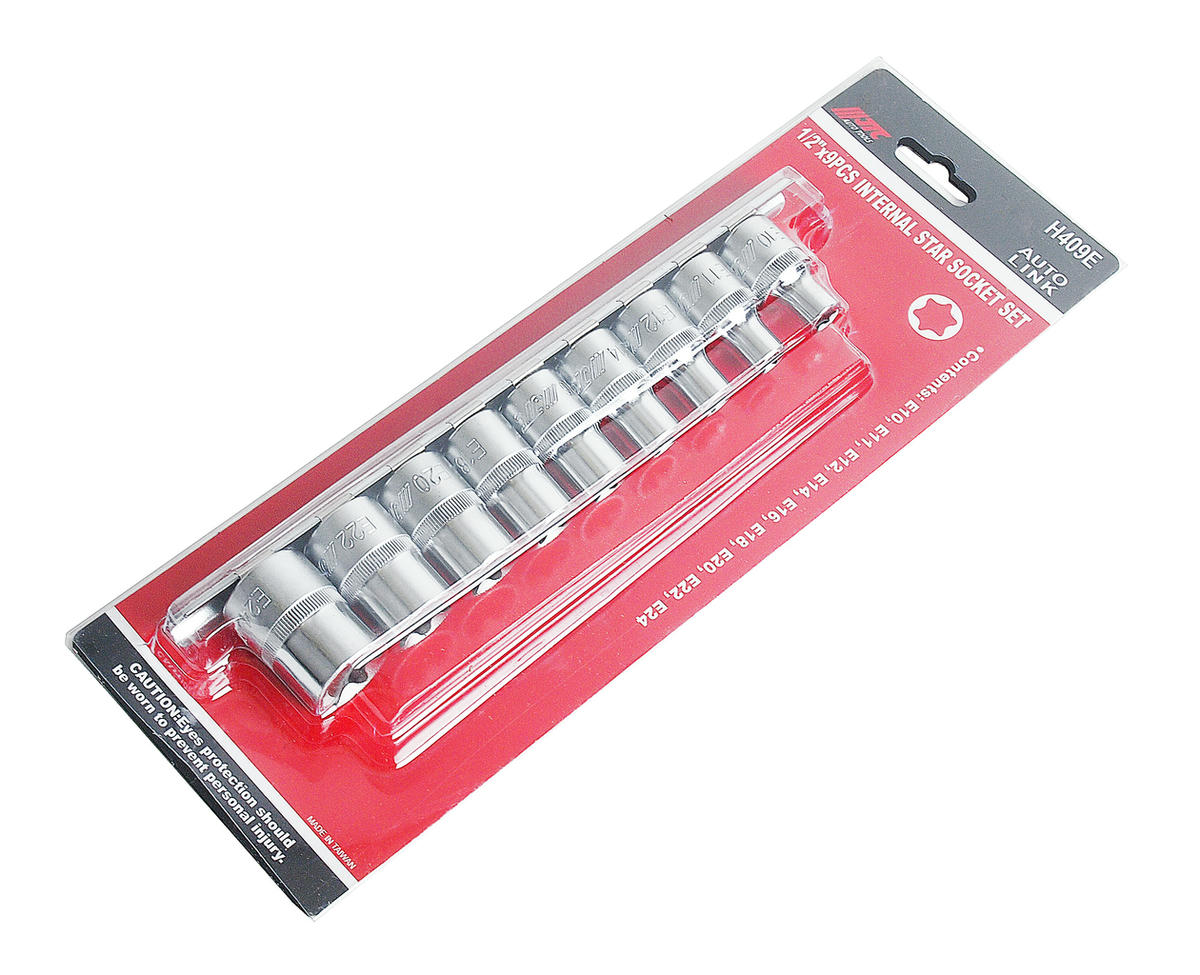 Набор головок TORX 1/2" E10-E24, 9 пр. JTC preview 4