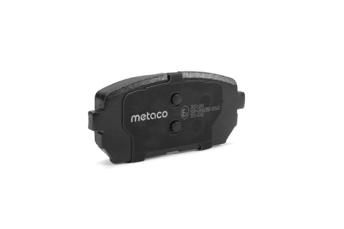 Колодки тормозные задние дисковые к-кт metaco 3010-241 preview 2