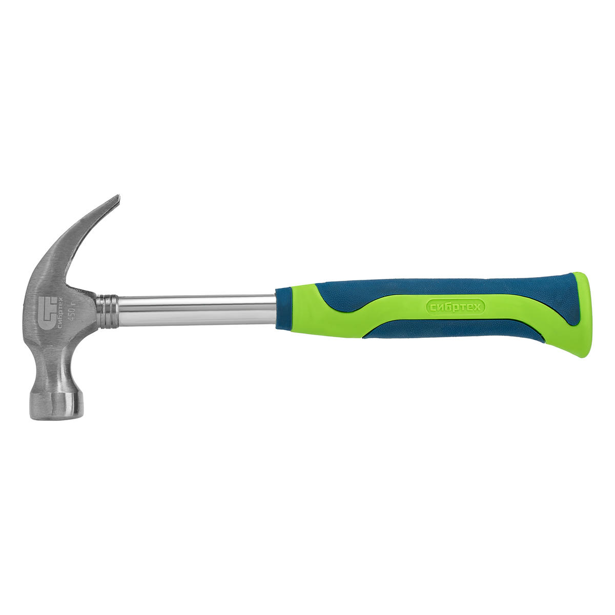 Молоток-гвоздодер 450гр. металл. обрезин. ручка СИБРТЕХ preview 2