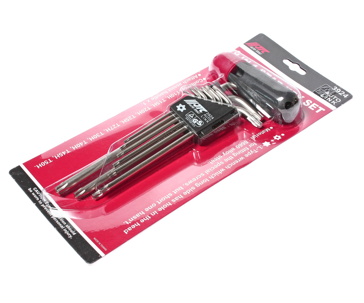 Набор ключей TORX с отверстием Т10Н-Т50Н 9шт JTC preview 1