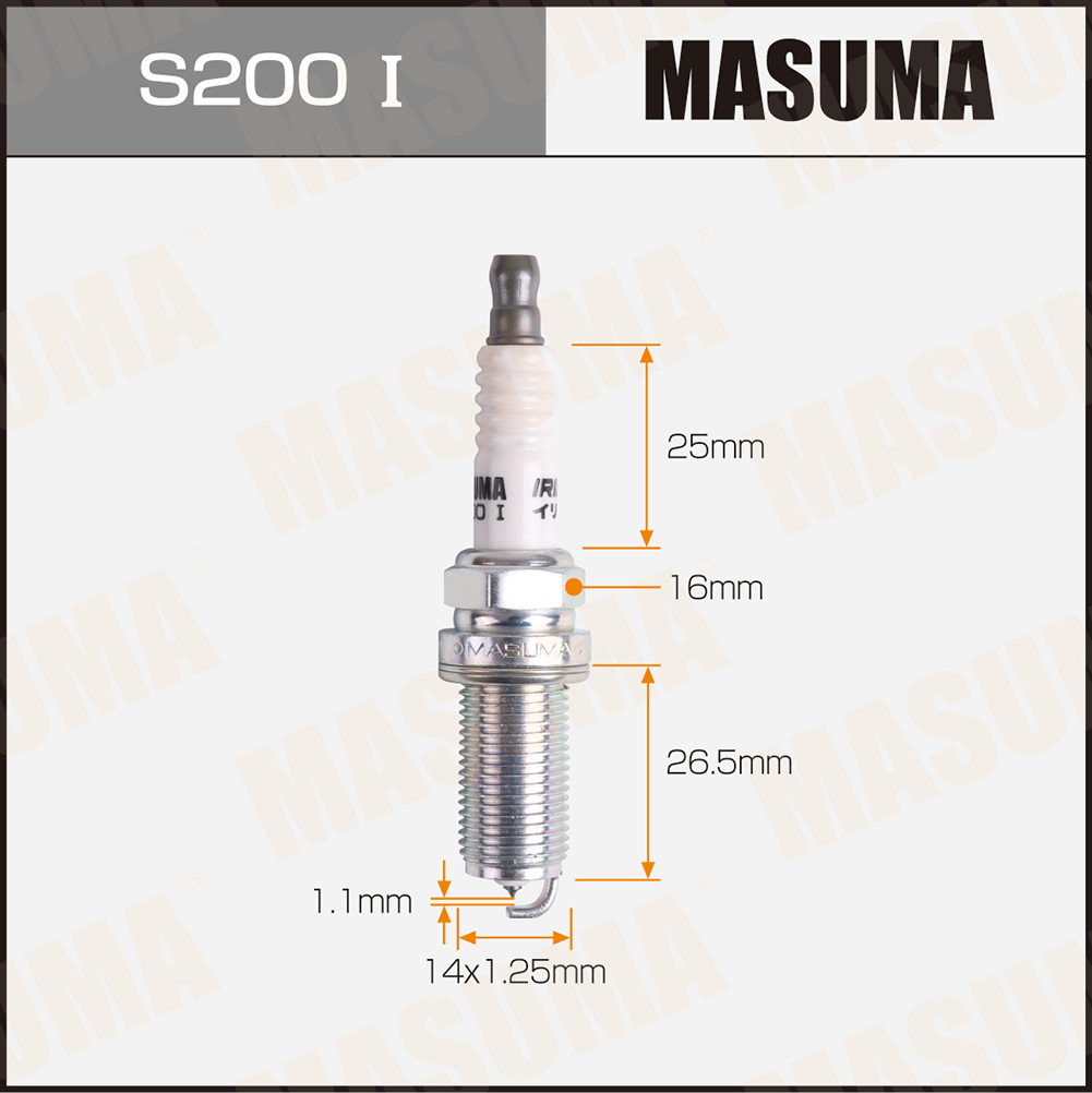 Свеча зажигания Masuma S200I preview 1