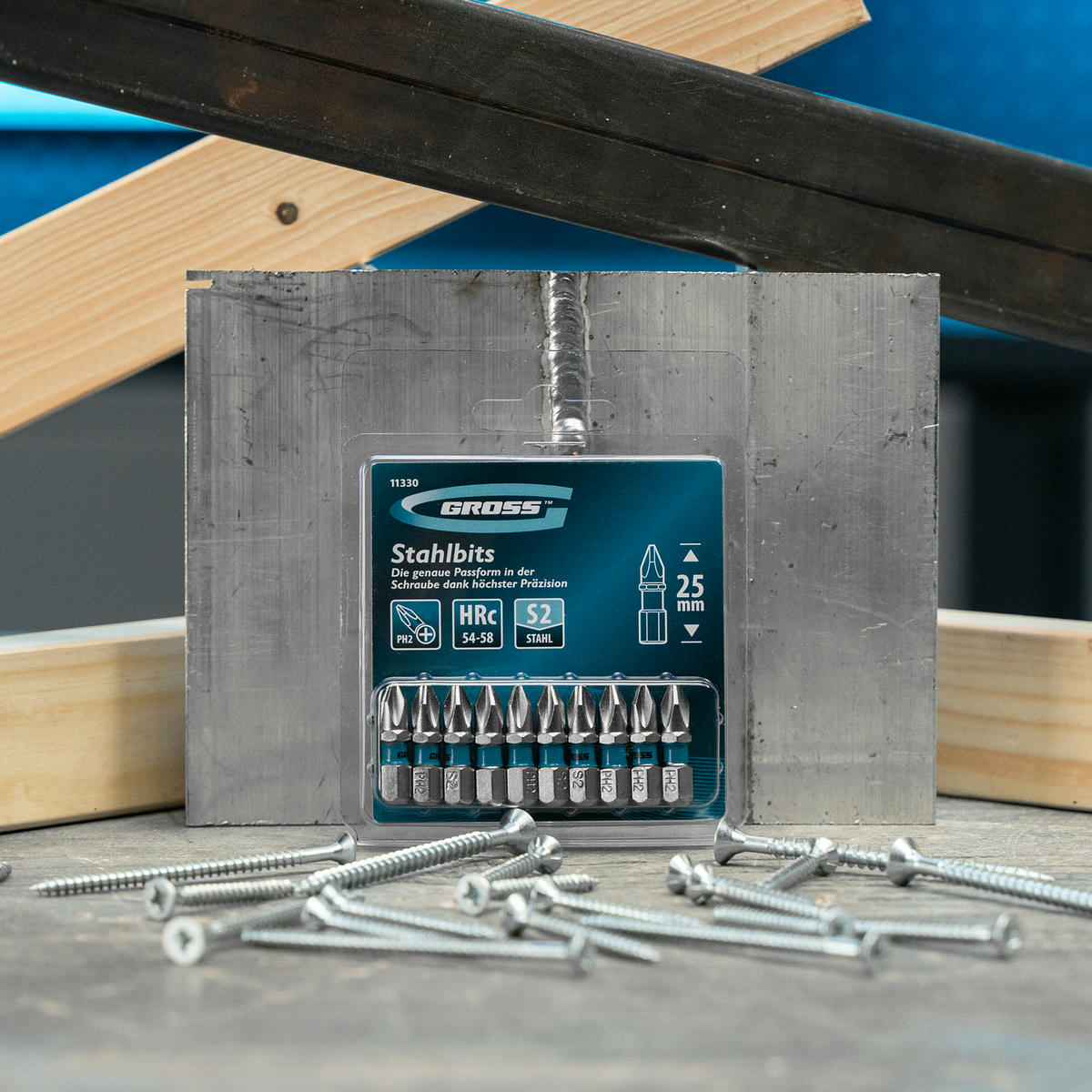Набор бит РН2х25, сталь S2, 10шт GROSS preview 7