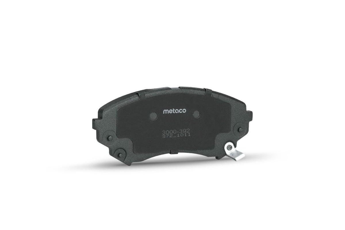Колодки тормозные передние к-кт metaco 3000-392 preview 2
