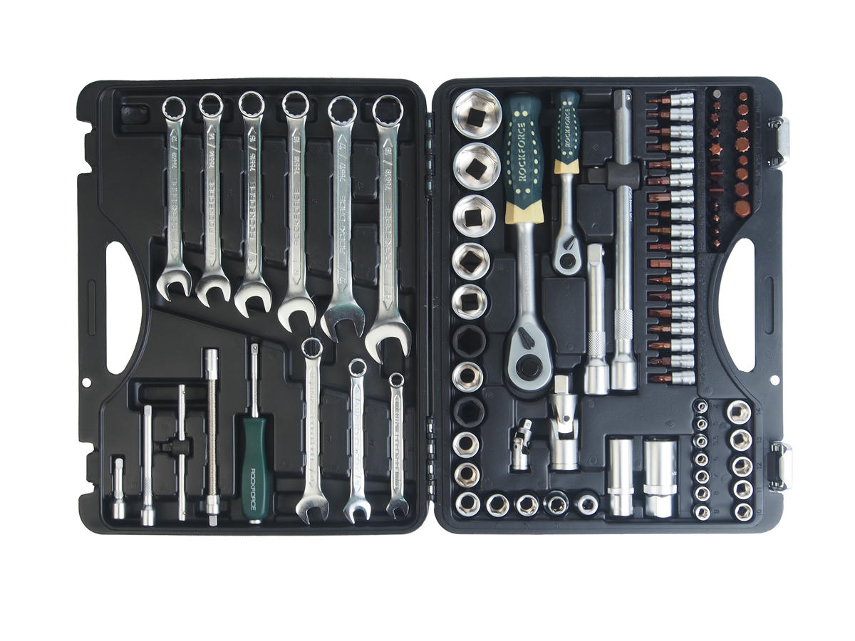 Набор инструмента 1/2" 1/4" 6-гр. 82пр.+6пр. ROCKFORCE preview 2