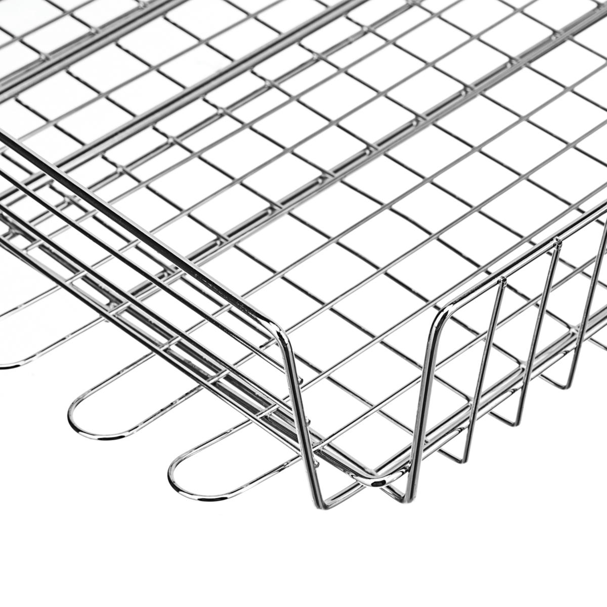 Решетка-гриль 240х310х55 мм, объемная хромированная SPARTA preview 4
