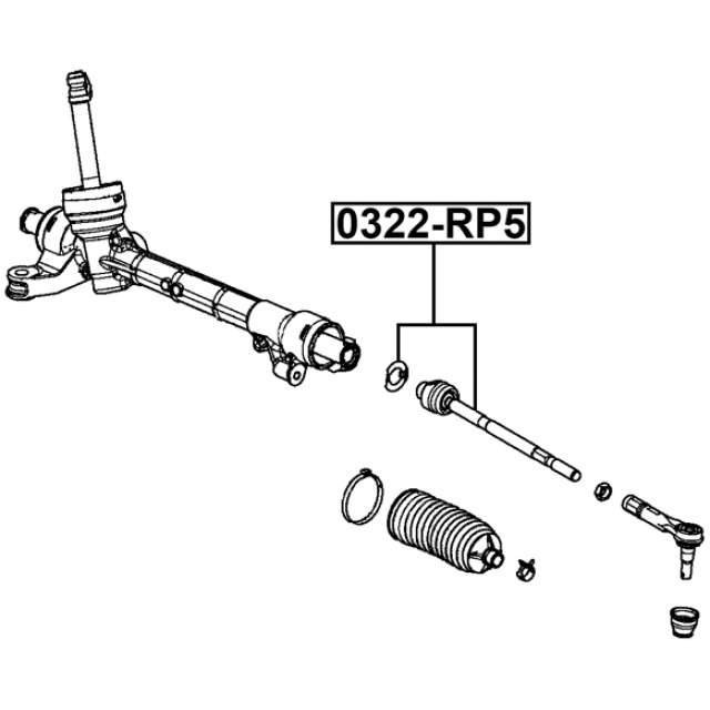 Тяга рулевая FEBEST 0322-RP5 preview 2