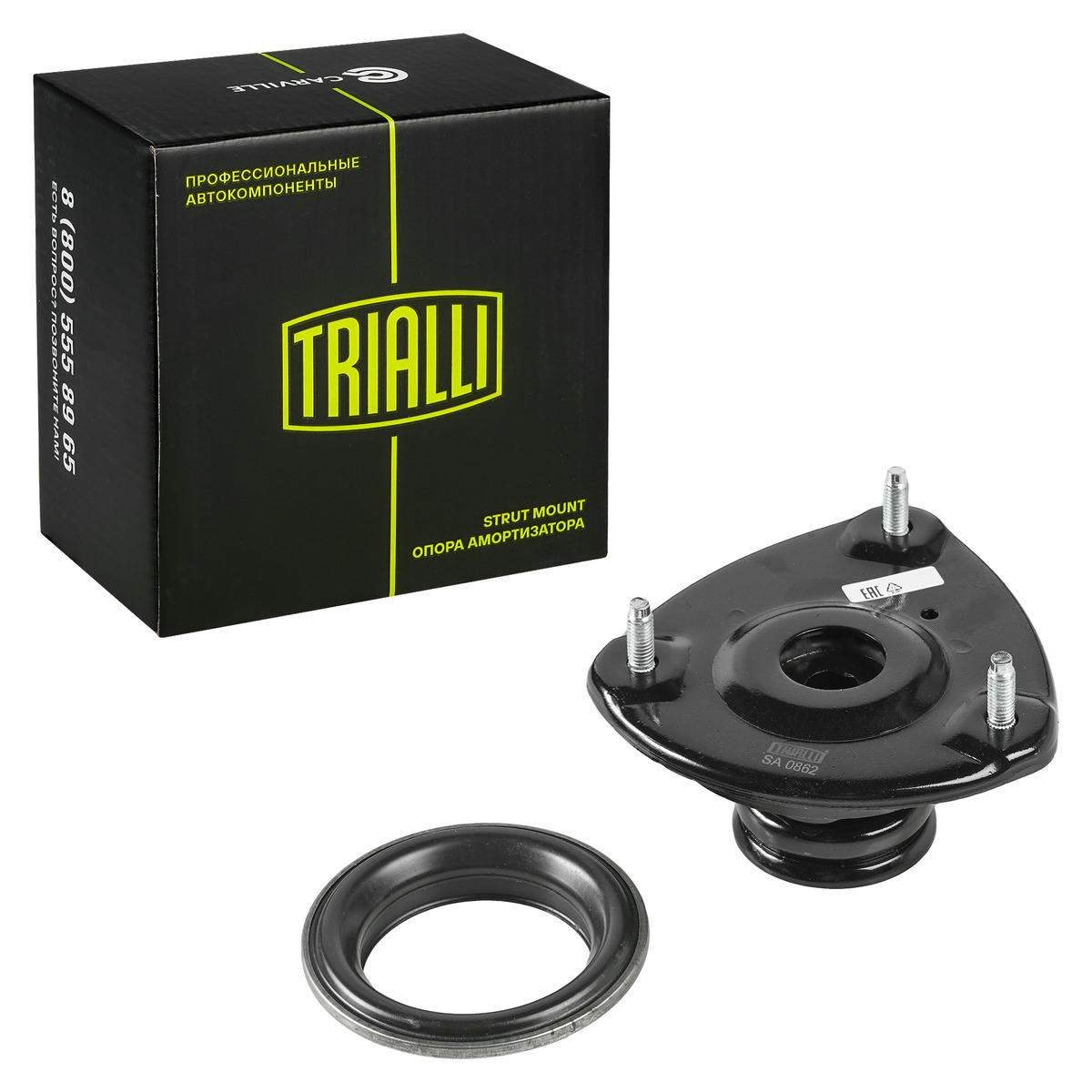 Опора амортизатора для а/м Kia Rio (05-) (перед.) (с подшип. лев.) (SA 0862) preview 1