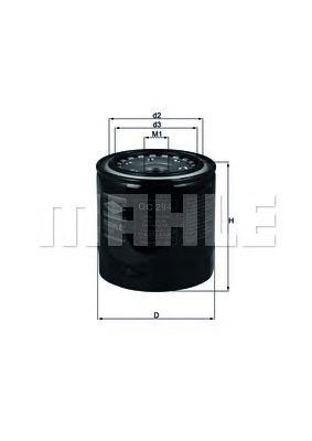 Фильтр масляный MAHLE OC 294 preview 1
