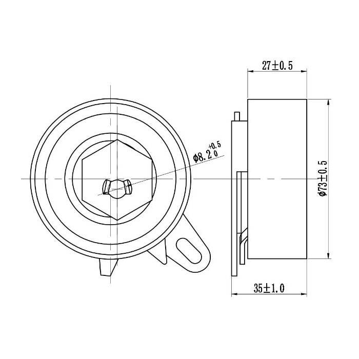 Ролик ГРМ TRIALLI CM 6156 preview 3
