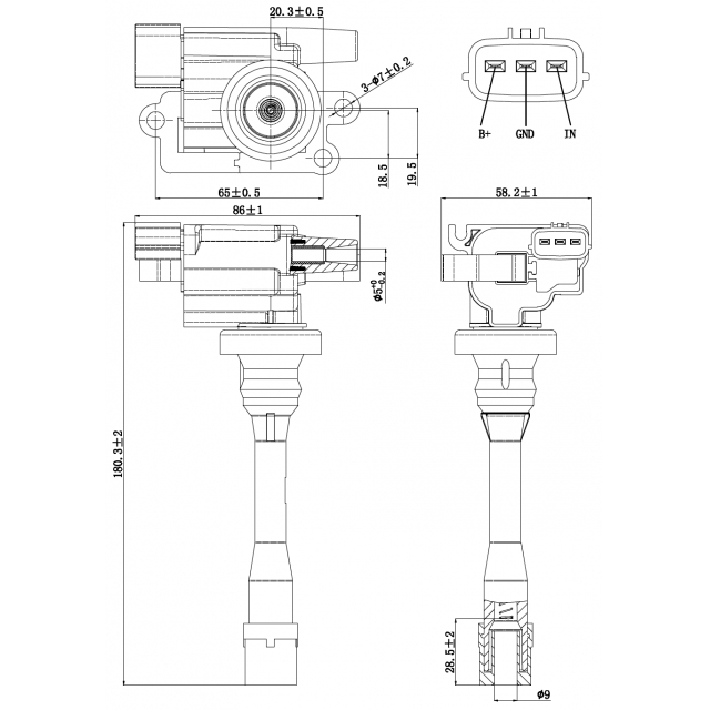 Катушка зажигания FEBEST 04640-003 preview 2