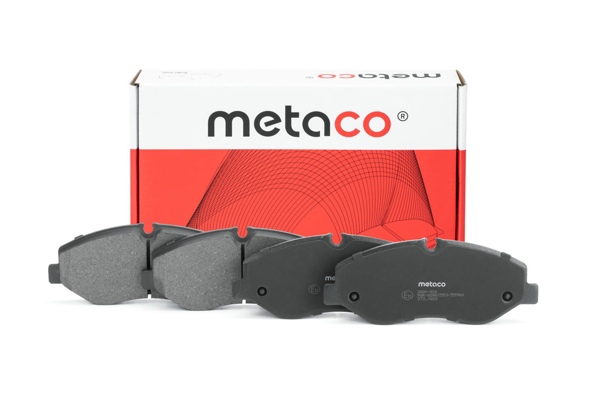 Колодки тормозные передние к-кт metaco 3000-426 preview 1