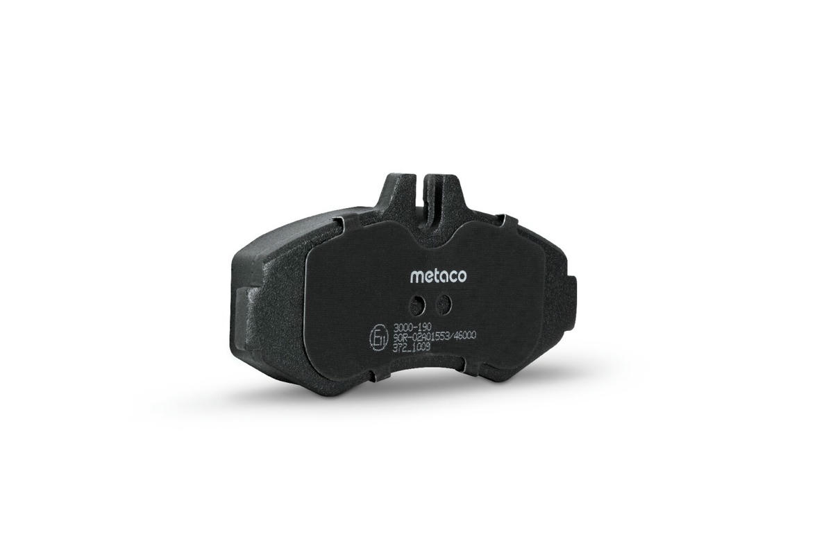 Колодки тормозные передние к-кт metaco 3000-190 preview 3 Колодки тормозные передние к-кт metaco 3000-190 preview 3