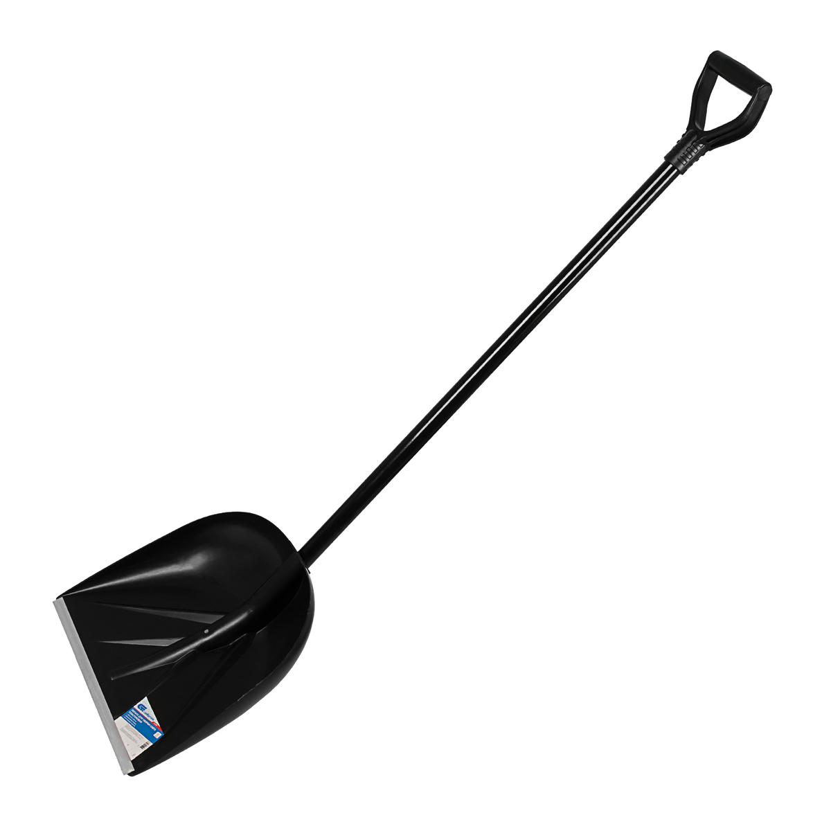 Лопата снеговая пластиковая 385х410х1350мм алюм. черенок Сибртех preview 1