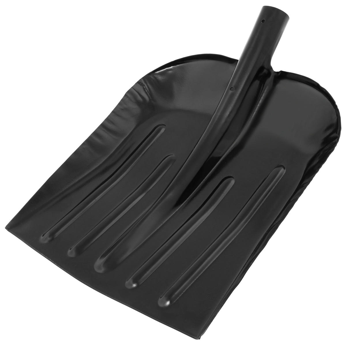 Лопата снеговая стальная 330х370 б/ч эмалированная СИБРТЕХ preview 1