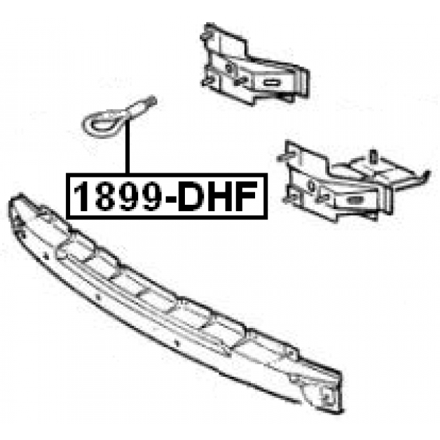 Крюк буксировочный FEBEST 1899-DHF preview 2
