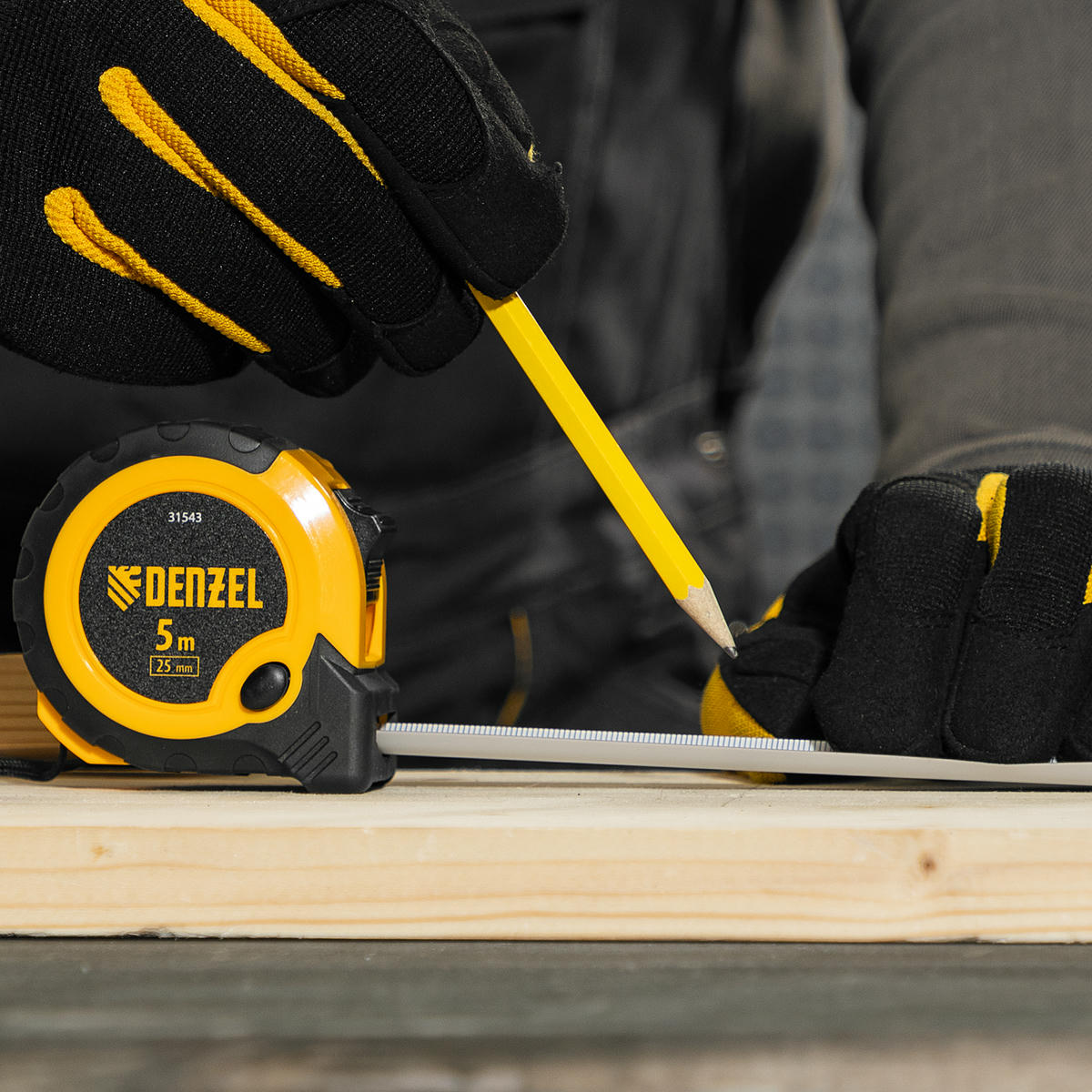 Рулетка 5м х 25мм двухкомп. корпус DENZEL preview 10
