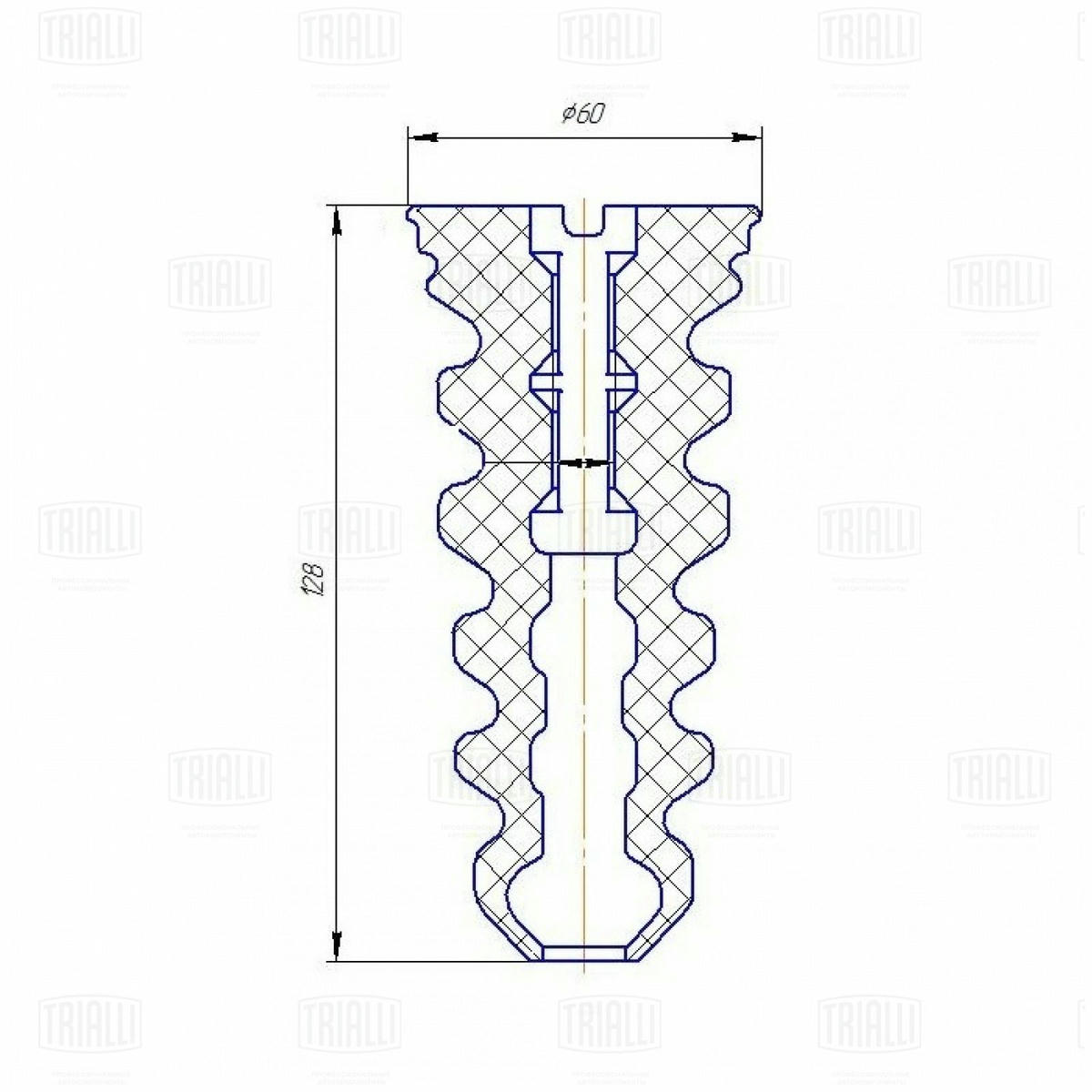 Отбойник амортизатора TRIALLI BC 0157 preview 2