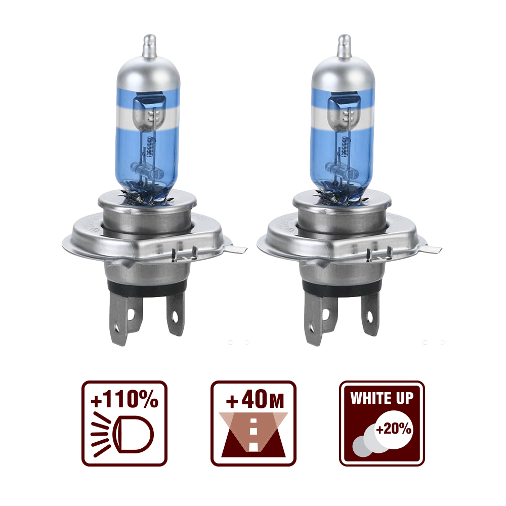 Галогенная лампа AVS SIRIUS/NIGHT WAY/ PB H4.12V.60/55W. 2шт., шт preview 2