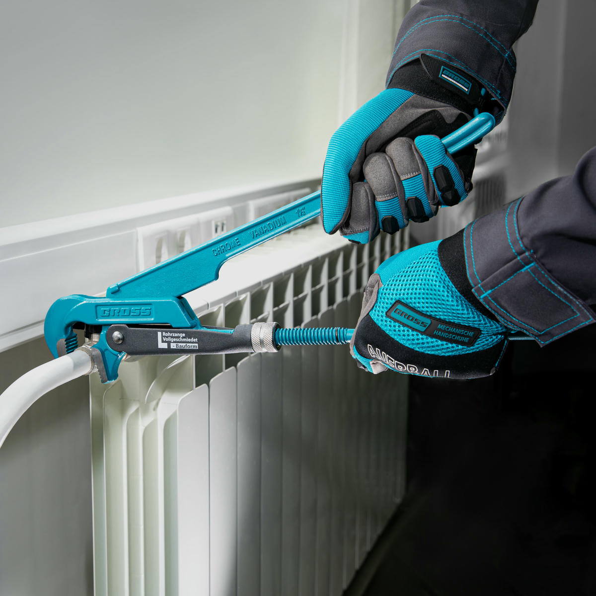 GROSS 15603 Ключ трубный рычажный, №2, 1, 5", цельнокованый, CrV, тип - "L preview 6