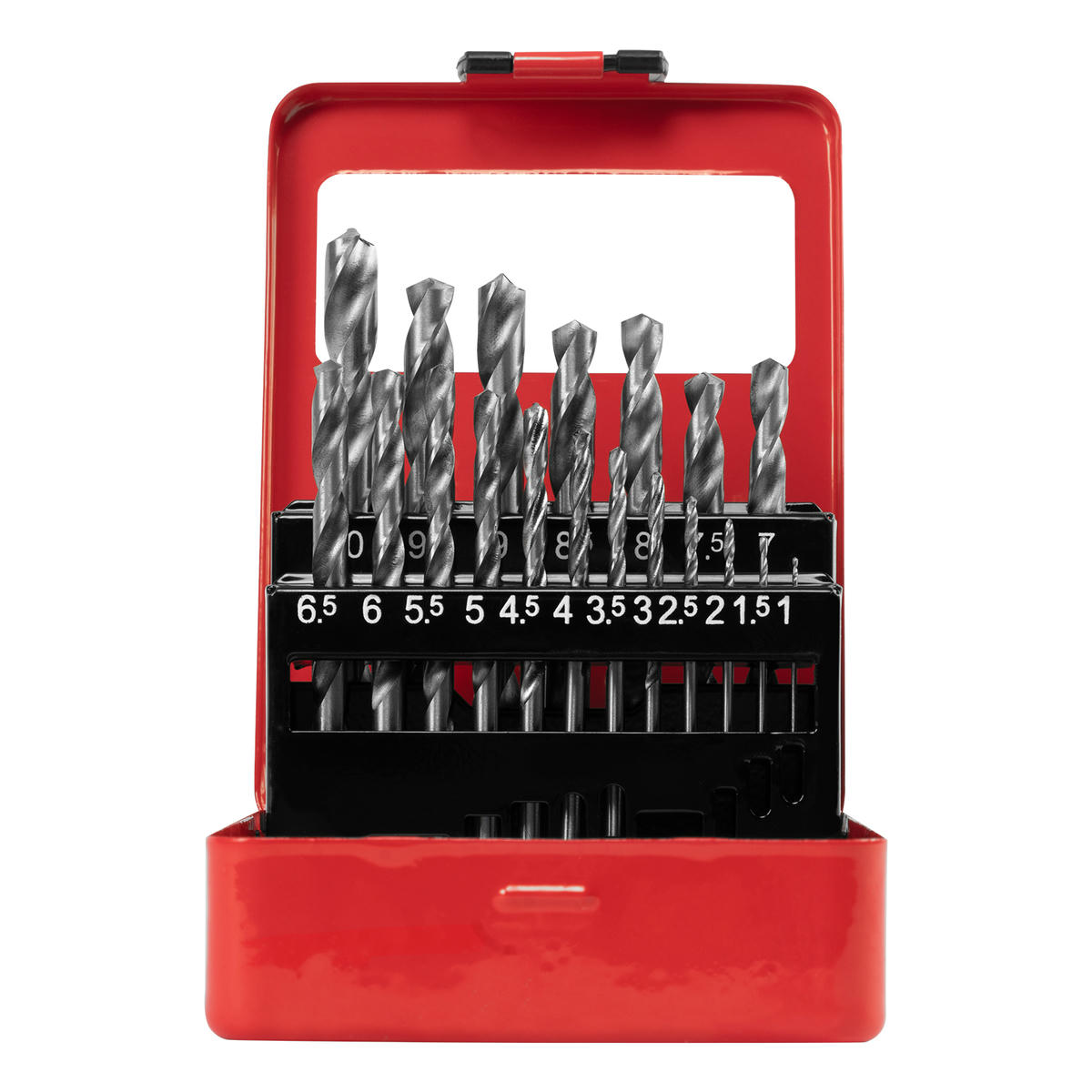 Набор сверл по металлу 1-10мм, (металл. коробка) 19шт. цил. хвостовик MATRIX preview 3